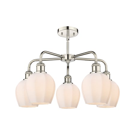 A large image of the Innovations Lighting 516-5CR-15-24 Norfolk Chandelier Alternate image