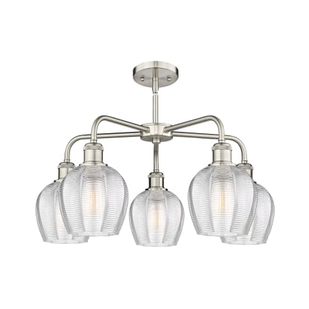 A large image of the Innovations Lighting 516-5CR-15-24 Norfolk Chandelier Alternate image