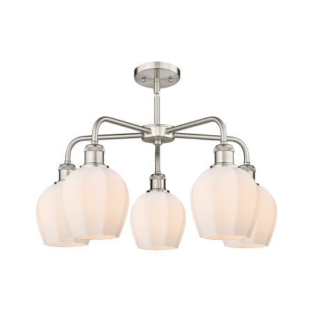 A large image of the Innovations Lighting 516-5CR-15-24 Norfolk Chandelier Alternate image