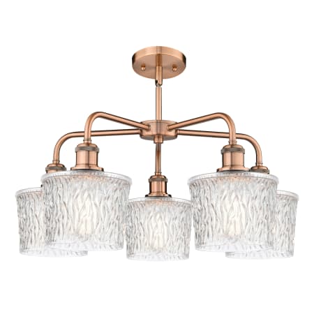 A large image of the Innovations Lighting 516-5CR-15-25 Niagra Chandelier Alternate image