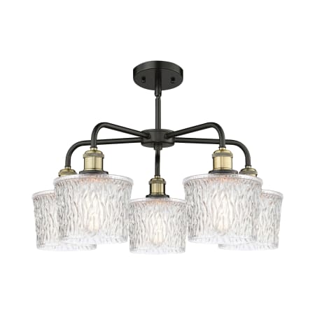 A large image of the Innovations Lighting 516-5CR-15-25 Niagra Chandelier Alternate image