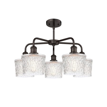 A large image of the Innovations Lighting 516-5CR-15-25 Niagra Chandelier Alternate image