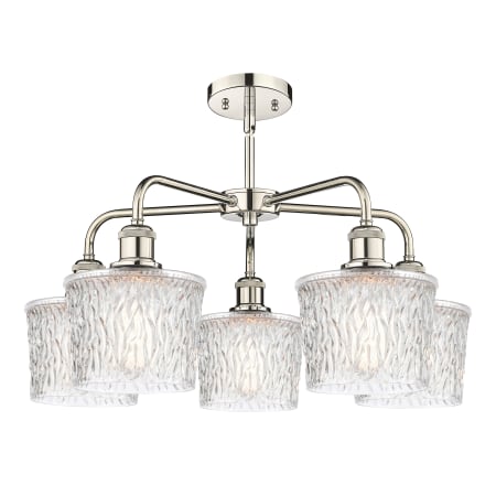 A large image of the Innovations Lighting 516-5CR-15-25 Niagra Chandelier Alternate image