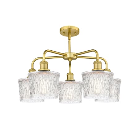 A large image of the Innovations Lighting 516-5CR-15-25 Niagra Chandelier Alternate image