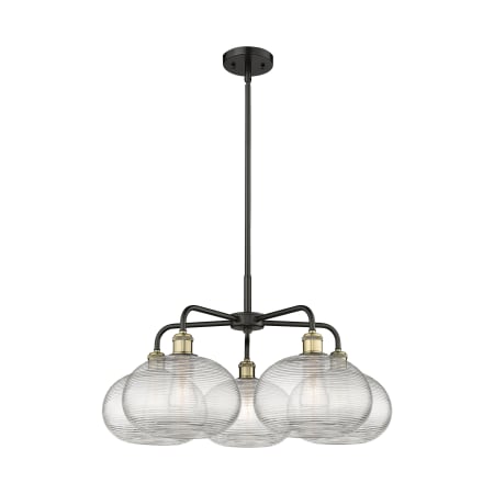 A large image of the Innovations Lighting 516-5CR-15-28 Ithaca Chandelier Alternate Image