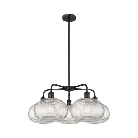 A large image of the Innovations Lighting 516-5CR-15-28 Ithaca Chandelier Alternate Image