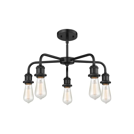 A large image of the Innovations Lighting 516-5CR-16-24 Eaton Chandelier Alternate image