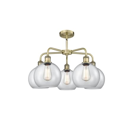 A large image of the Innovations Lighting 516-5CR-16-26 Athens Chandelier Alternate Image