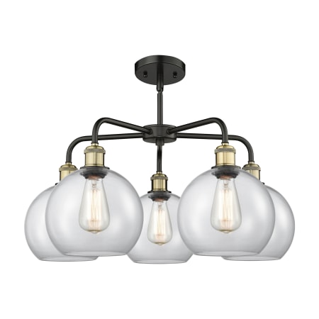 A large image of the Innovations Lighting 516-5CR-16-26 Athens Chandelier Alternate image