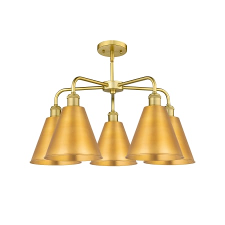 A large image of the Innovations Lighting 516-5CR-16-26 Ballston Cone Chandelier Alternate image