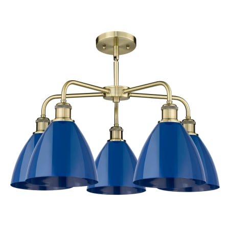 A large image of the Innovations Lighting 516-5CR-16-26 Ballston Dome Chandelier Alternate image