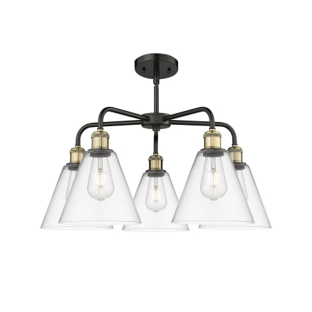 A large image of the Innovations Lighting 516-5CR-16-26 Berkshire Chandelier Alternate image