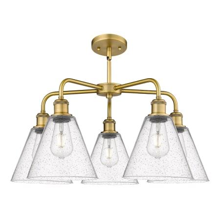 A large image of the Innovations Lighting 516-5CR-16-26 Berkshire Chandelier Alternate image