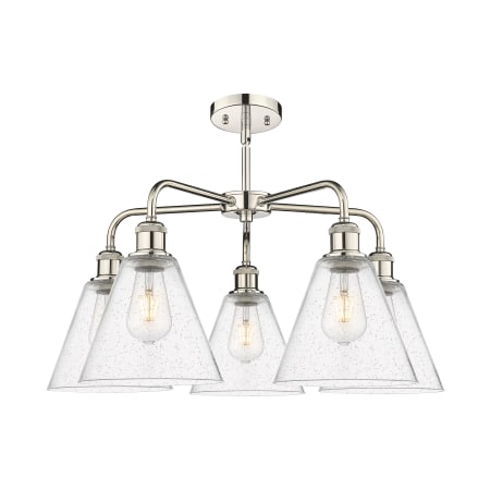 A large image of the Innovations Lighting 516-5CR-16-26 Berkshire Chandelier Alternate image