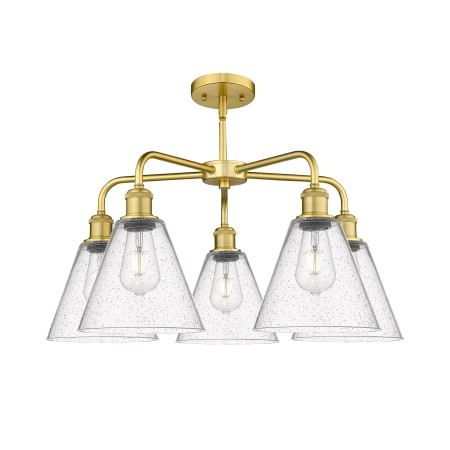 A large image of the Innovations Lighting 516-5CR-16-26 Berkshire Chandelier Alternate image