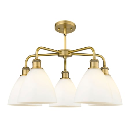 A large image of the Innovations Lighting 516-5CR-16-26 Bristol Glass Chandelier Alternate image