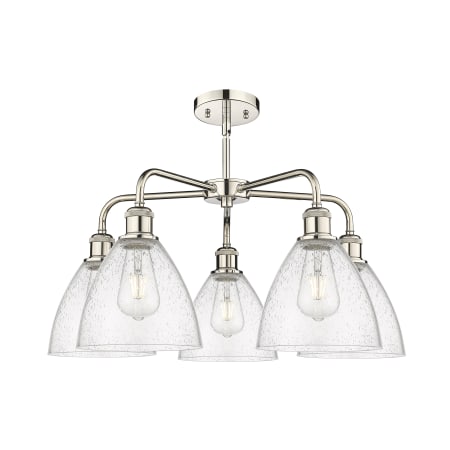 A large image of the Innovations Lighting 516-5CR-16-26 Bristol Glass Chandelier Alternate image