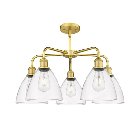 A large image of the Innovations Lighting 516-5CR-16-26 Bristol Glass Chandelier Alternate image