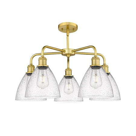 A large image of the Innovations Lighting 516-5CR-16-26 Bristol Glass Chandelier Alternate image