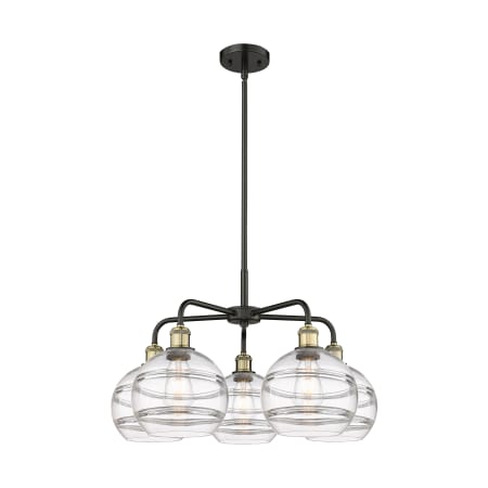 A large image of the Innovations Lighting 516-5CR-16-26 Rochester Chandelier Alternate Image