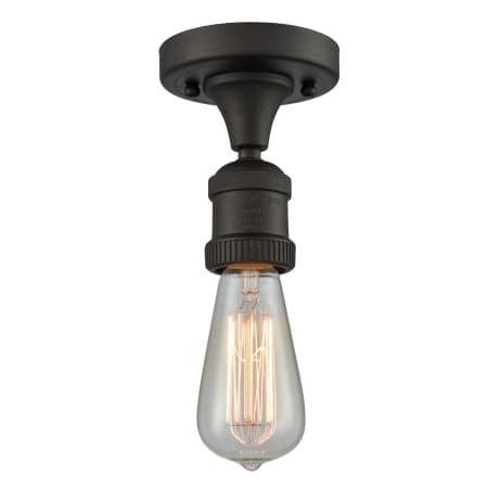 A large image of the Innovations Lighting 517-1C Bare Bulb Oiled Rubbed Bronze