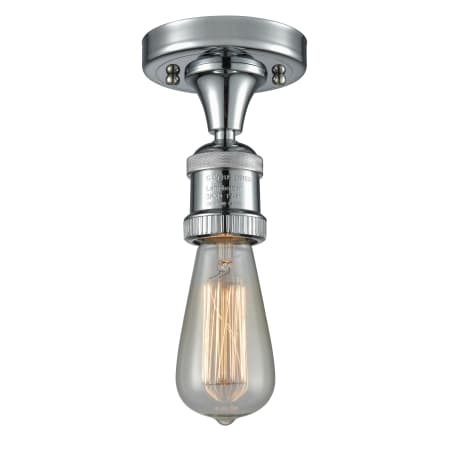 A large image of the Innovations Lighting 517-1C Bare Bulb Polished Chrome