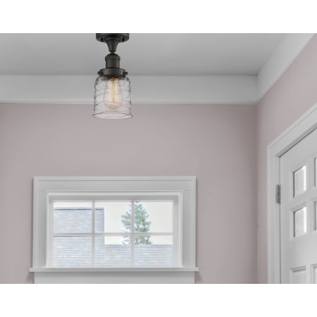 A large image of the Innovations Lighting 517-1CH-9-5 Bell Semi-Flush Alternate Image
