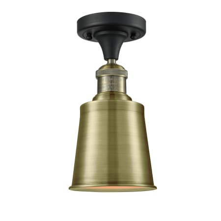 A large image of the Innovations Lighting 517 Addison Black Antique Brass / Antique Brass