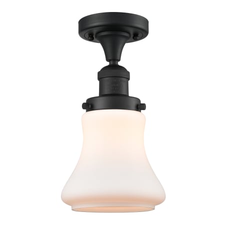A large image of the Innovations Lighting 517-1CH Bellmont Matte Black / Matte White
