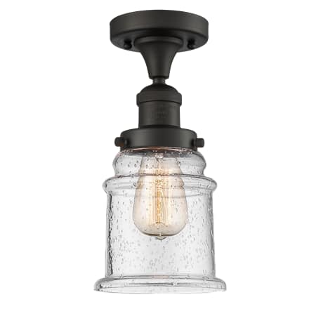 A large image of the Innovations Lighting 517-1CH Canton Oiled Rubbed Bronze / Seedy