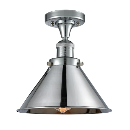 A large image of the Innovations Lighting 517-1CH Braircliff Polished Chrome / Polished Chrome