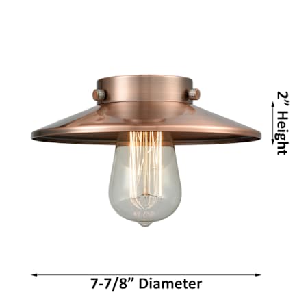 A large image of the Innovations Lighting 517-1CH Railroad Alternate Image