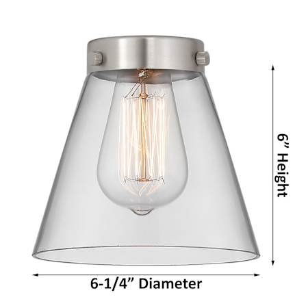 A large image of the Innovations Lighting 517-1CH Small Cone Alternate Image