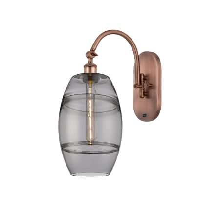 A large image of the Innovations Lighting 518-1W-13-8 Vaz Sconce Alternate Image