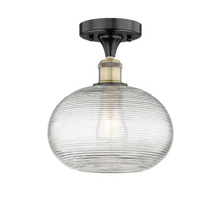 A large image of the Innovations Lighting 616-1F-10-10-Ithaca-Indoor Ceiling Fixture Alternate Image