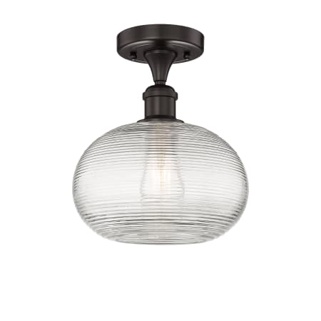 A large image of the Innovations Lighting 616-1F-10-10-Ithaca-Indoor Ceiling Fixture Alternate Image