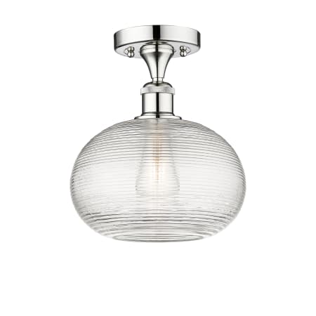 A large image of the Innovations Lighting 616-1F-10-10-Ithaca-Indoor Ceiling Fixture Alternate Image