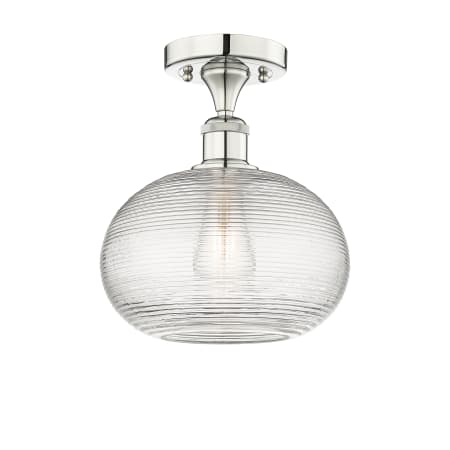 A large image of the Innovations Lighting 616-1F-10-10-Ithaca-Indoor Ceiling Fixture Alternate Image