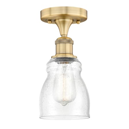 A large image of the Innovations Lighting 616-1F-10-5 Ellery Semi-Flush Alternate Image