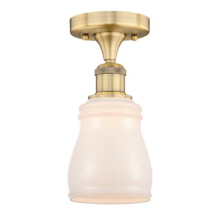 A large image of the Innovations Lighting 616-1F-10-5 Ellery Semi-Flush Alternate Image