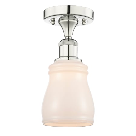 A large image of the Innovations Lighting 616-1F-10-5 Ellery Semi-Flush Alternate Image