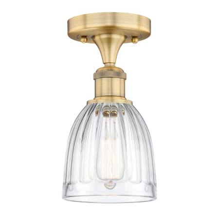 A large image of the Innovations Lighting 616-1F-10-6 Brookfield Semi-Flush Alternate Image