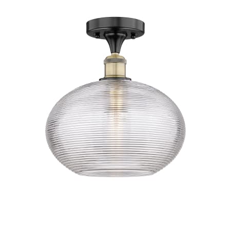 A large image of the Innovations Lighting 616-1F-11-12-Ithaca-Indoor Ceiling Fixture Alternate Image