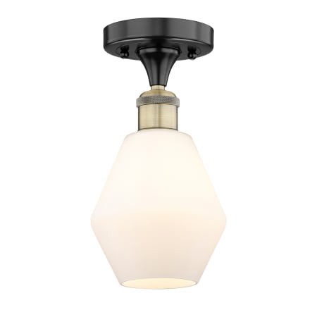 A large image of the Innovations Lighting 616-1F-11-6 Cindyrella Semi-Flush Alternate Image