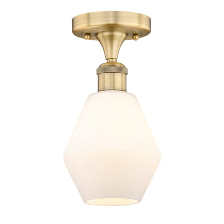 A large image of the Innovations Lighting 616-1F-11-6 Cindyrella Semi-Flush Alternate Image