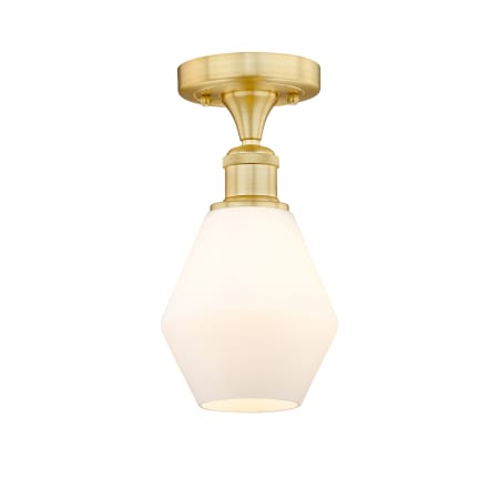 A large image of the Innovations Lighting 616-1F-11-6 Cindyrella Semi-Flush Alternate Image