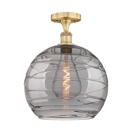 A large image of the Innovations Lighting 616-1F-16-14-Athens Deco Swirl-Ceiling Fixture Alternate Image