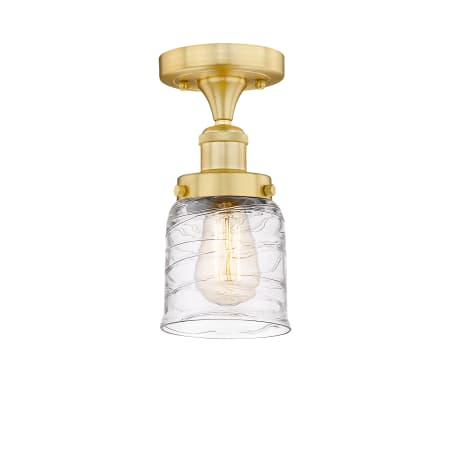 A large image of the Innovations Lighting 616-1F-9-5 Bell Semi-Flush Alternate Image