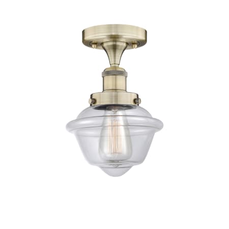 A large image of the Innovations Lighting 616-1F-9-7 Oxford Semi-Flush Alternate Image