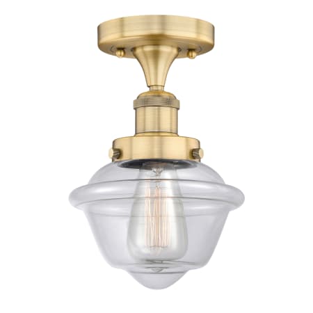 A large image of the Innovations Lighting 616-1F-9-7 Oxford Semi-Flush Alternate Image